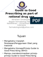 WHO Guide To Good Prescribing As Part of