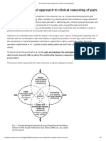 A Mechanism-Based Approach To Clinical Reasoning of Pain