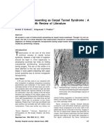 Tuberculosis Presenting As Carpal Tunnel Syndrome: A Case Report With Review of Literature