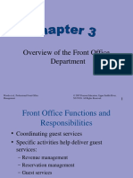 Overview of The Front Office Department