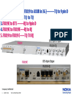 Q1 Cables 1.FIU19 To BTS-also (FIU19 To AXUB in 3G) - TQ To 9 Pin D 2.FIU19 To FIU19 - TQ To TQ 3. 4