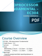 Microprocessor Fundamental - EC304: Course Overview