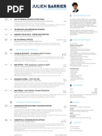 Download Julien Barriers Resume LTR by Julien Barrier SN320423396 doc pdf