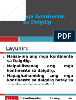 Ang Mga Kontinente Sa Daigdig