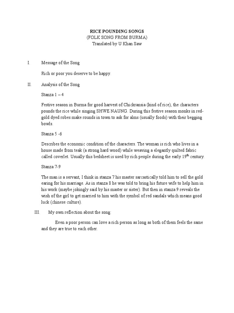 Worksheets Song Analysis Worksheet the song of hiawatha analysis dover thrift essay example rice pounding songs folksong of