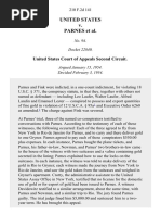 United States v. Parnes, 210 F.2d 141, 2d Cir. (1954)