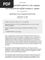 National Equipment Rental, Ltd. v. Geo. E. Reagin D/B/A Reagin Trucking Co., 338 F.2d 759, 2d Cir. (1964)