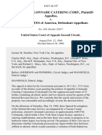 Petition of The Colonnade Catering Corp. v. United States, 410 F.2d 197, 2d Cir. (1969)