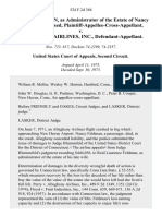 Reid L. Feldman, As Administrator of The Estate of Nancy Feldman, Deceased, Plaintiff-Appellee-Cross-Appellant v. Allegheny Airlines, Inc., 524 F.2d 384, 2d Cir. (1975)