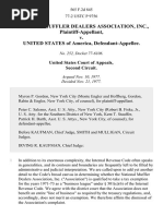 National Muffler Dealers Association, Inc. v. United States, 565 F.2d 845, 2d Cir. (1977)