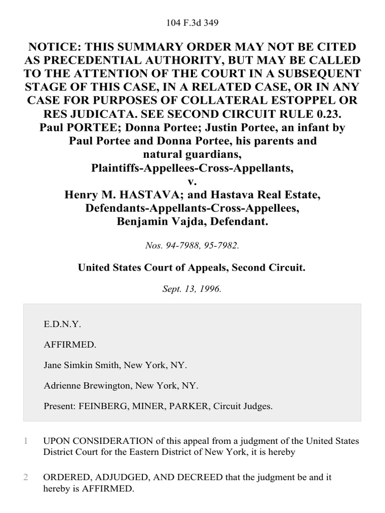 United States Court of Appeals, Second Circuit PDF Damages Batson