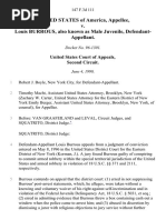 United States v. Louis Burrous, Also Known As Male Juvenile, 147 F.3d 111, 2d Cir. (1998)