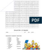 Examen Ingles I