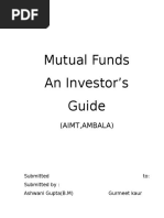 Mutual Funds An Investor's Guide: (Aimt, Ambala)