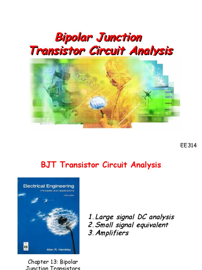Lecture13 BJT Transistor Circuit Analysis PDF Bipolar Junction