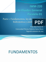 IWM-220 Parte 1 - Fundamentos Viscosidad Hidrostatica y Analisis Integral