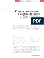 Corpo-Comunicação - A Poética Do Gesto