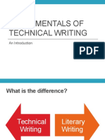 Fundamentals of Technical Writing: An Introduction