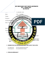 Minit Mesyuarat Panitia Matematik Kali Pertama 2016