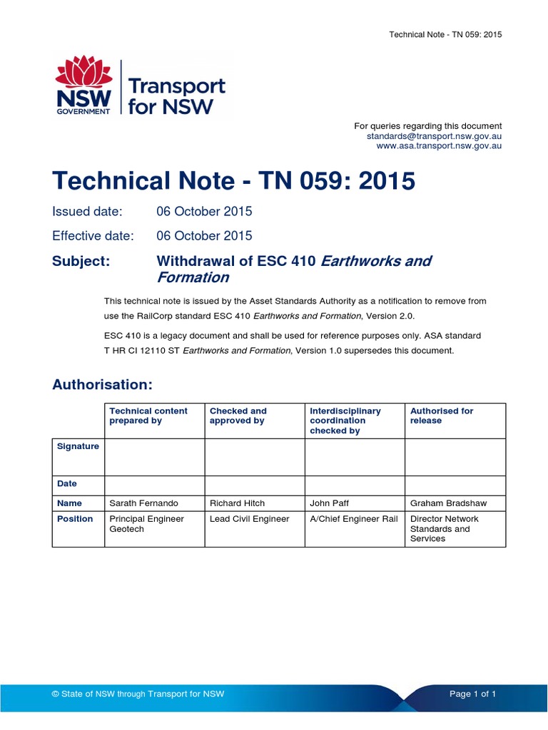 NSW Transport | PDF | Geotechnical Engineering | Track (Rail Transport)