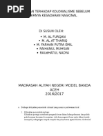 Download Perlawanan Terhadap Kolonialisme Sebelum Lahirnya Kesadaran Nasional by Ariep DK SN320448608 doc pdf