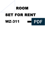 Two Room Set For Rent WZ-311