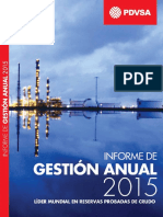Informe Gestion Pdvsa 2015