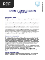 Institute of Mathematics and Its Applications