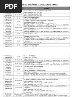 CRONOGRAMA HORÁRIOS 2016