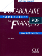 Vocab Progressif Du Francais Niveau Avance