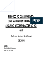 Reforço ao cisalhamento com FRP segundo ACI 4