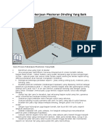 Cara Proses Pekerjaan Plesteran Dinding Yang Baik