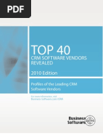Download Top 40 CRM Software Vendors by Adarsh Naidu SN32047694 doc pdf