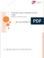 Sesion 2 - Introduccion A Los Proyectos 2 24821 PDF