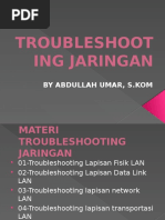 Download MATERI TROUBLESHOOTING JARINGANpptx by Yupi Kuspandi Putra SN320478702 doc pdf