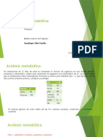 Acidosis Metabolica