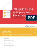10 Quick Tips: To Improve Your Productivity at Work