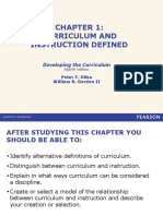 Curriculum and Instruction Defined