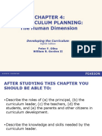 Curriculum Planning: The Human Dimension