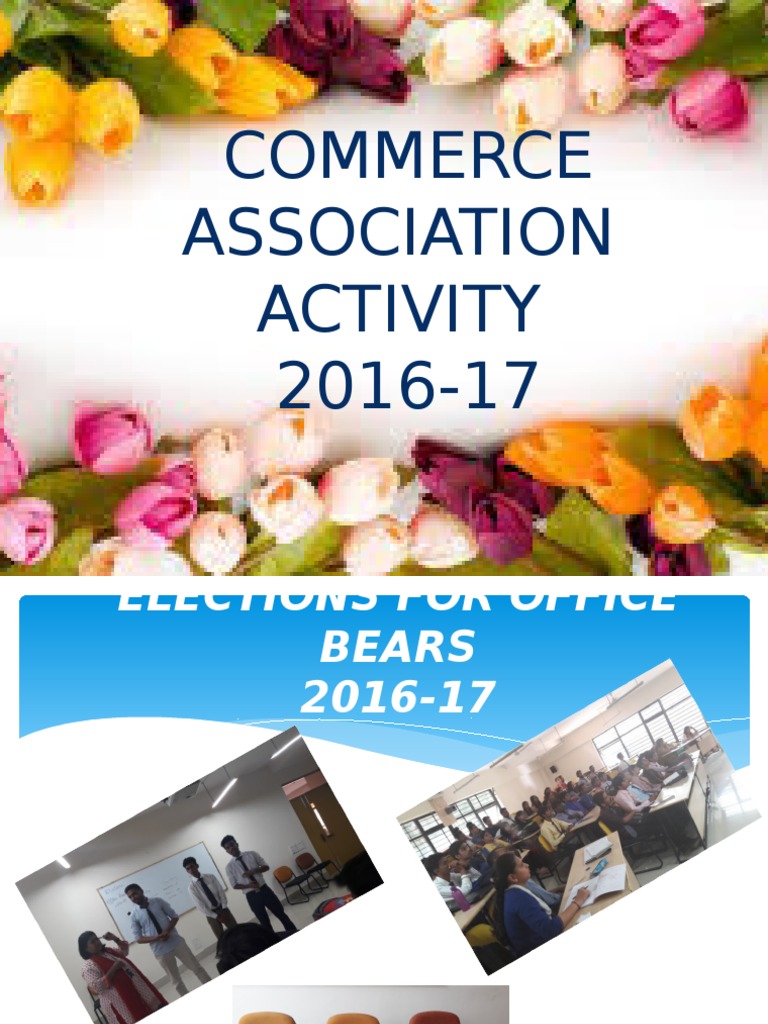 Commerce Assoc. Events 2016-17 | PDF