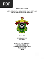 Download Studi Perkuatan Lereng Dengan Software Geo Slope Pada Tanah Lempung by Widiyanto Widiyanti SN320491572 doc pdf