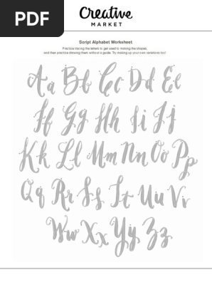 HandLettering Worksheets
