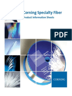 Sfiber Corning Specialty Fiber Product Information Sheets 111913