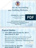 Updates on Accounting and Auditing Reforms