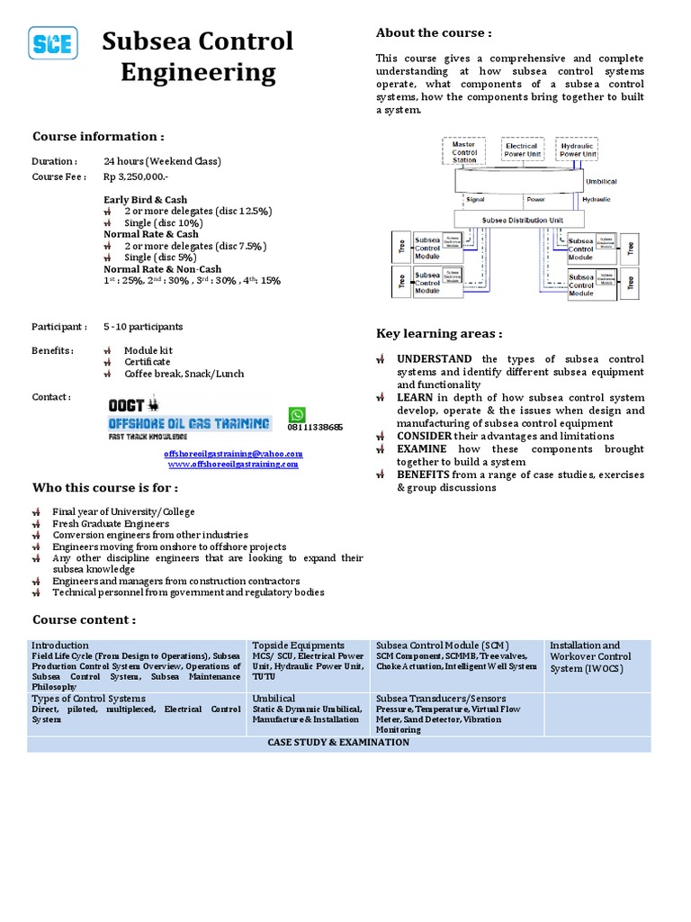 Subsea Control Engineering PDF | PDF