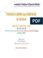 Physico-Chimie Des Surfaces