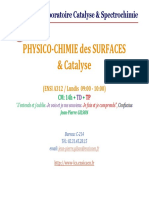 Physico-chimie Des Surfaces