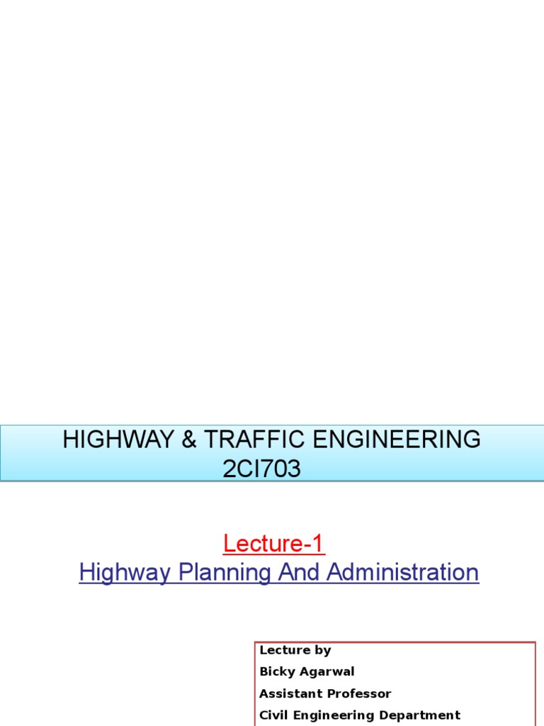 Highway Engineering PDF Road Surveying