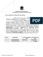 ATA Registro de Preços GAP-RJ #048/GAP/2009