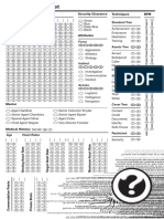 Agent Record Sheet PDF